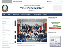 Tablet Screenshot of liceobrunelleschi.gov.it